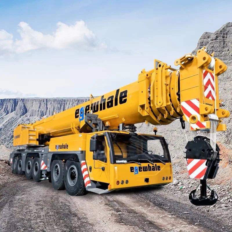 D1350 RC Hydraulic Crane Model 1/14 All-Terrain 6 Axle Crane RTR Giant Truck Mounted Crane Toys King of Hydraulic Toys