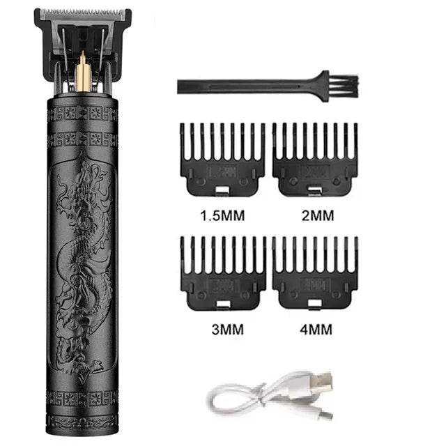 Cordless Electric Hair Cutting Machine Vintage Hair Clipper Portable Shaver Barber USB Fast Charging Hair Trimmer For Hairdresse